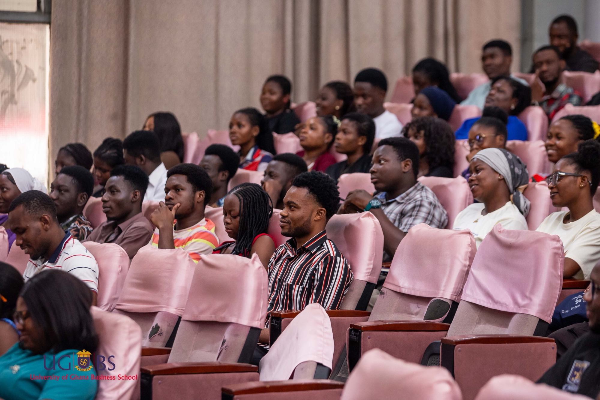 Students in the audience at the Career & Entrepreneurship Talk, University of Ghana Business School
