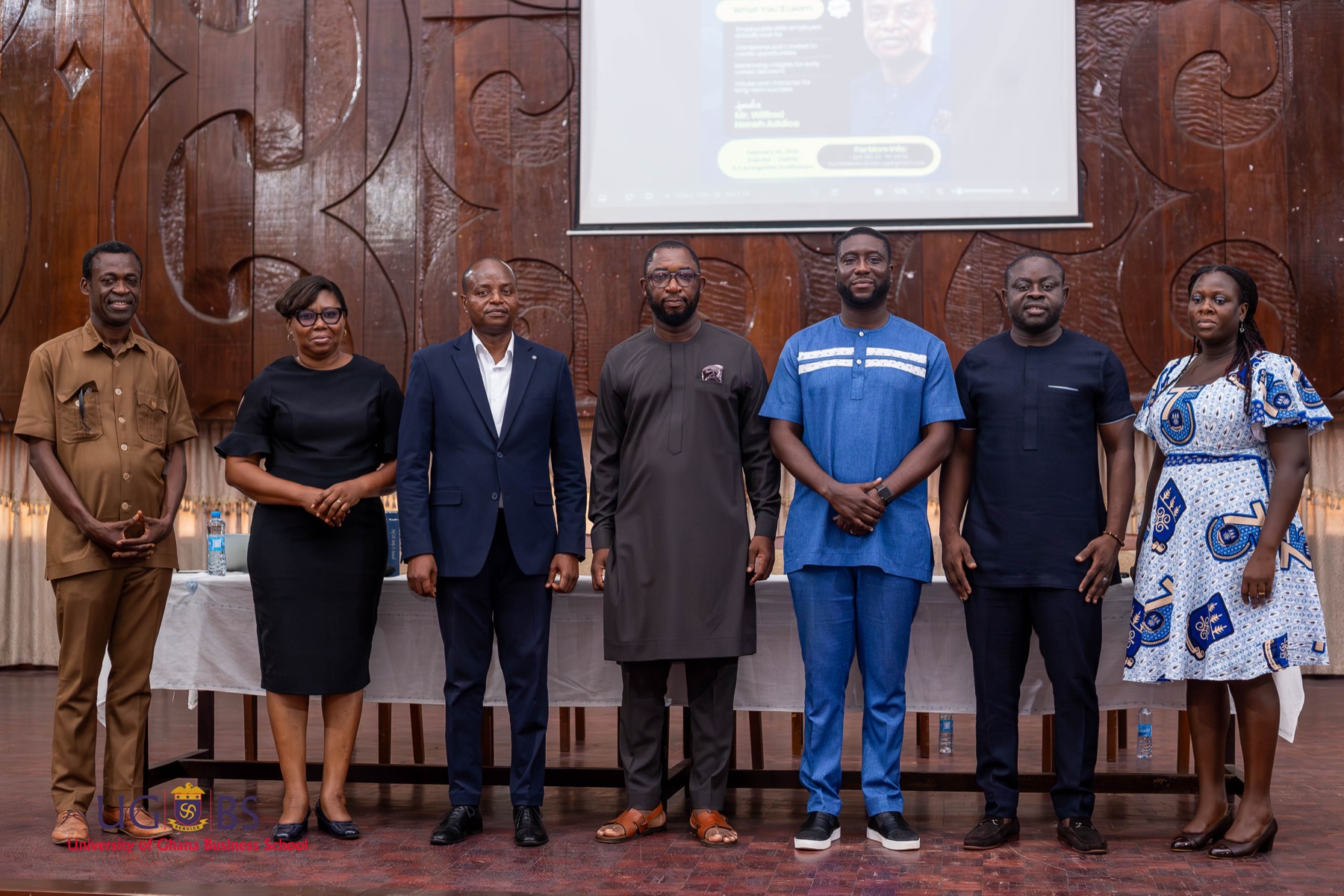 Speakers and hosts after the Career & Entrepreneurship Talk