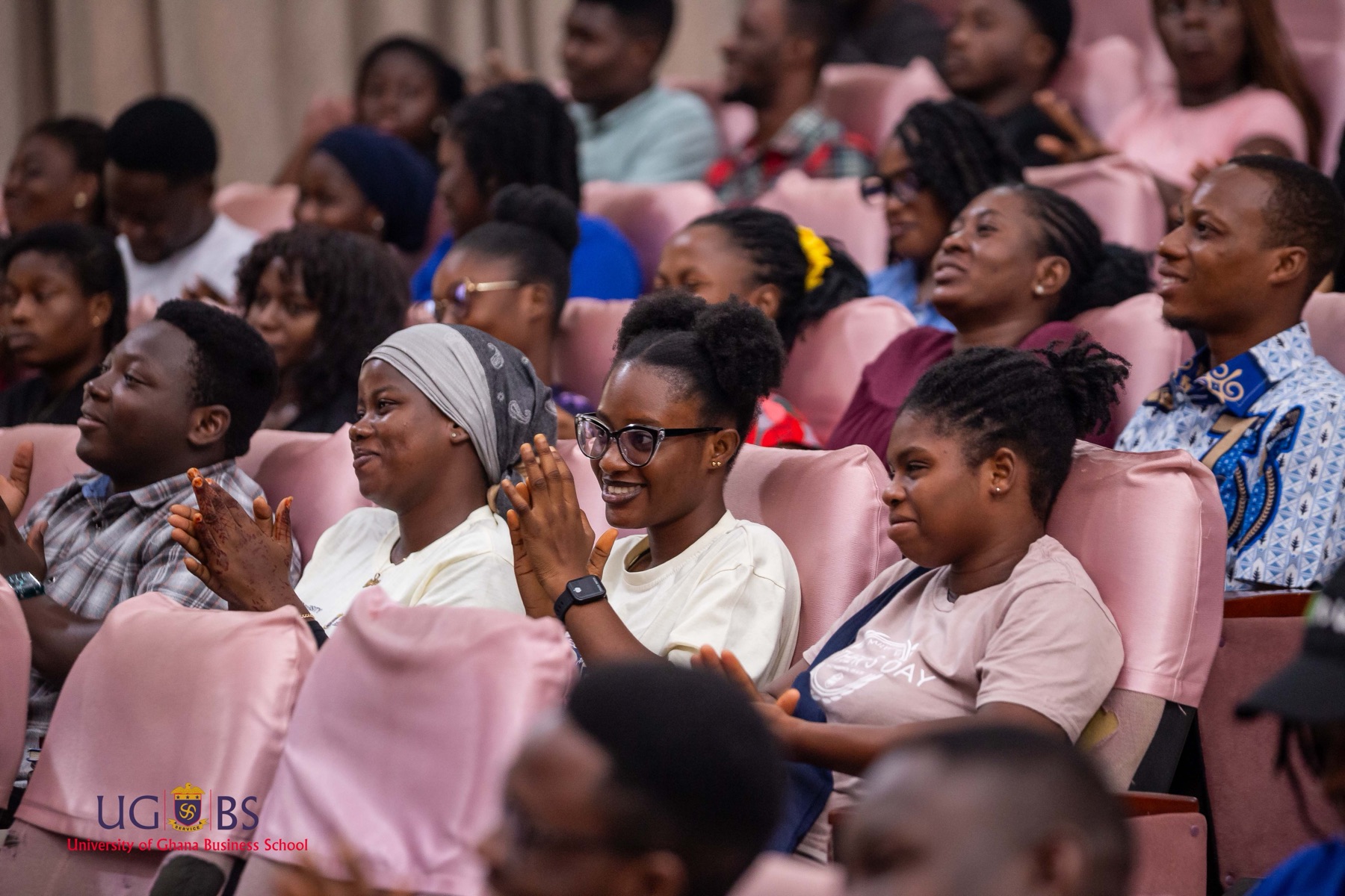 Students responding during the session